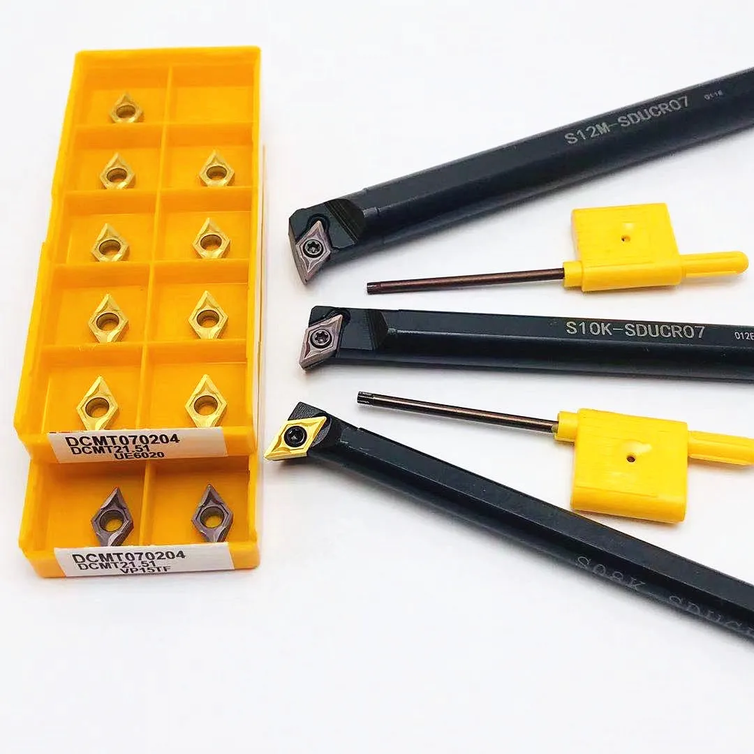 

S08K /S10K/ S12M/ S14N/ S16Q-SDUCR07 95 degree internal lathe tool holder for DCMT070204 high quality CNC carbide inserts