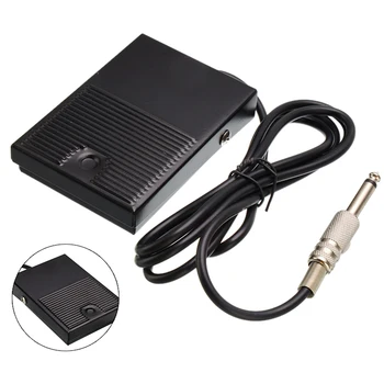 

1PCS Tattoo Foot Switch Pedal Design Black Plastic Tattoo Machine Accessory Foot Tattoos Power Supply Tools Footswitch