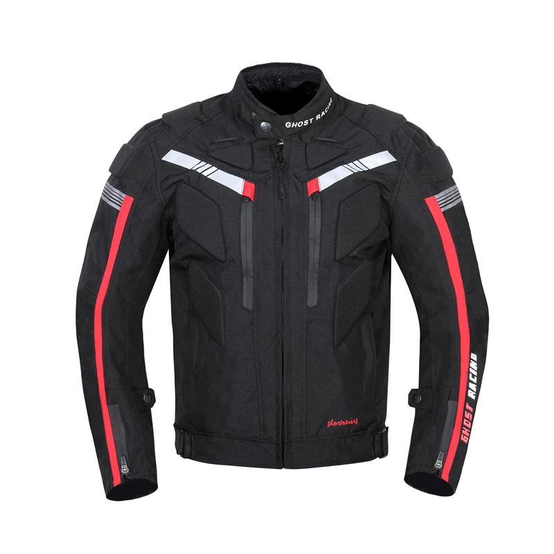 Мужская мотоциклетная куртка GHOST RACING, защитное снаряжение для мотокросса, пальто для автогонок по бездорожью, туристическая одежда, ударопрочный костюм - Цвет: DJJK02B