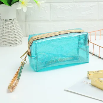 

Women Fashion Dropshipping Beauty Cheap Makeup Bag Phone bag Jelly bag Waterproof Transparent Cosmetic Bag Multi-Function