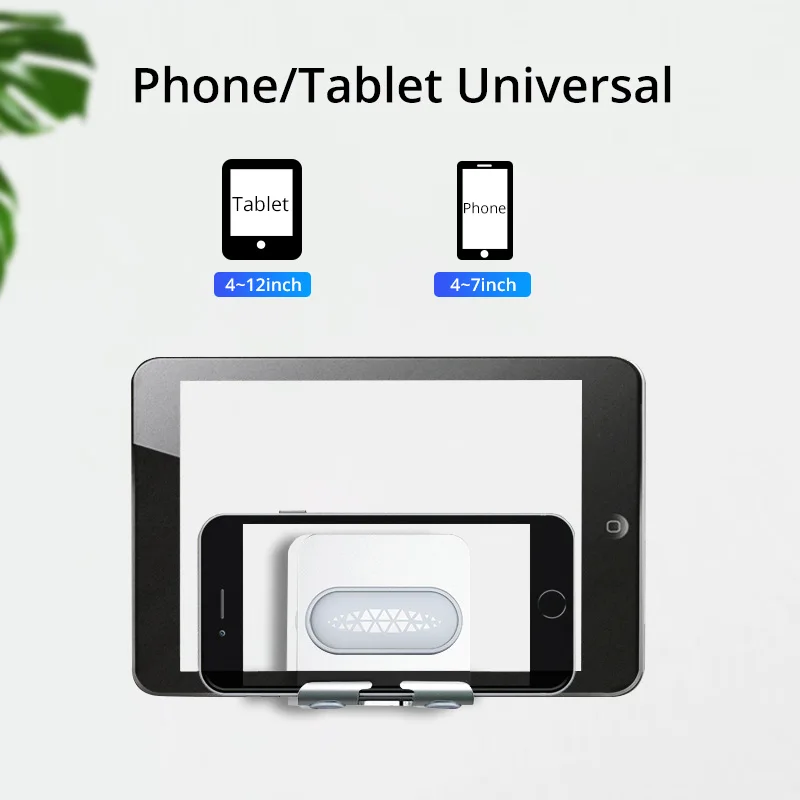 Montagem na Parede Suporte do Telefone Suporte de Caixa de Armazenamento Ankndo Universal Auto-adesivo Rotatable Móvel Carregável Multifuncional 2 Suporte p/ celulares