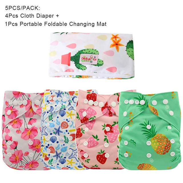 baby changing pad08 Моющиеся Подгузники диваны Lavables Детские Пеленки Обложка Обёрточная бумага с рисунком Детские Пеленальный Детские Тканевые Многоразовые Подгузники - Цвет: baby changing pad08
