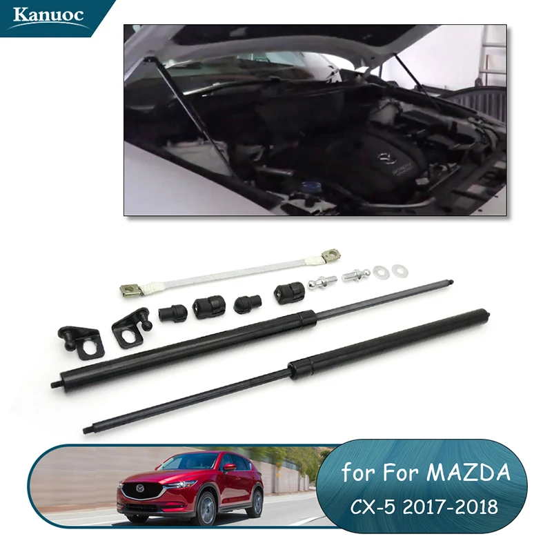 Для Mazda CX 5 CX5 KF 2017 2019 автомобильные аксессуары Передняя крышка капота подъемник