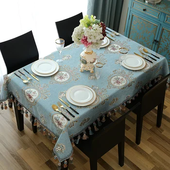 

European coffee table tablecloth cloth rectangular living room home dining table square tablecloth table mat round table