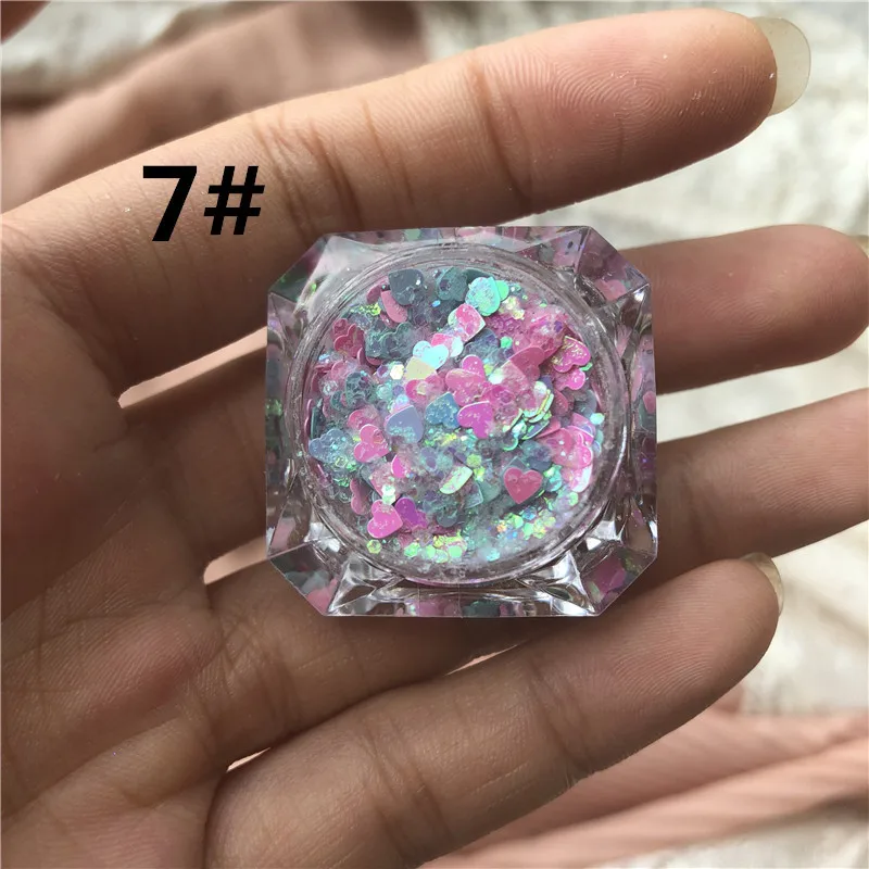 1 set Heat Gel Sequins Festival Makeup Face Body Lip Glue Glitter Cream Mermaid Tattoo Pigment Music Dance Party Art Cosmetic - Цвет: LP010