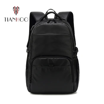 

TIANHOO 2020 New Pattern Retro Men's USB Backpack Casual Fashion Trend Oxford Travel Bags Computer Bag Student School Bags