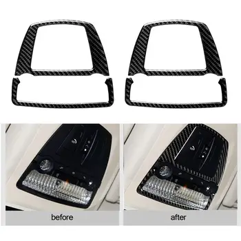 

Carbon Fiber Reading Lamp Trim Cover Interior Sticker for BMW 5 Series F10 5GT Auto Sticker Accessories
