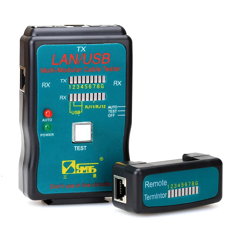 Sanbao CT-168 RJ45 сетевой кабель детектор rj11 телефонная линия USB провод