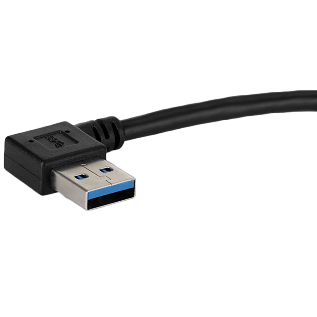Новый USB 3 0 Угловой 90 градусов к Micro B кабель для передачи данных внешний жесткий