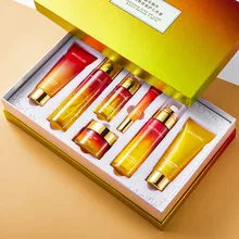 Calendula Nicotinamide Moisturizing Stay up late Repair Facial 7Pcs Skin Care Sets Nourish Oil Control Face Beauty Products