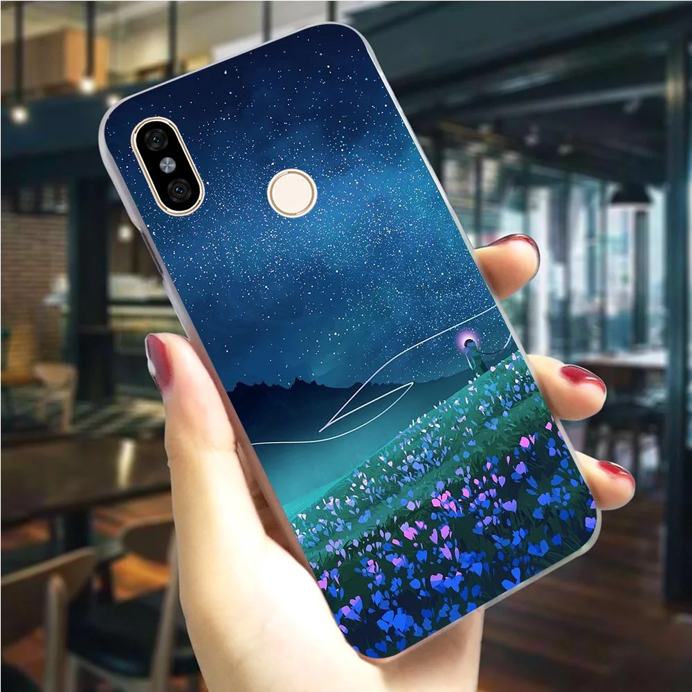 Чехол для телефона Xiaomi Mi 9 чехол с красивым звездным небом A1 A2 Lite 5X 6X 6 8 9se Mix 2S 9T Pro CC9E