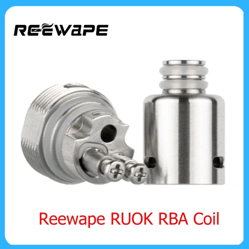 Reewape Ruok RBA катушка головка для бака nord/Volta AIO/Blitz realm RPM/Lusty/Dovpo/Oukitel mate/Fetch mini Pod Vape