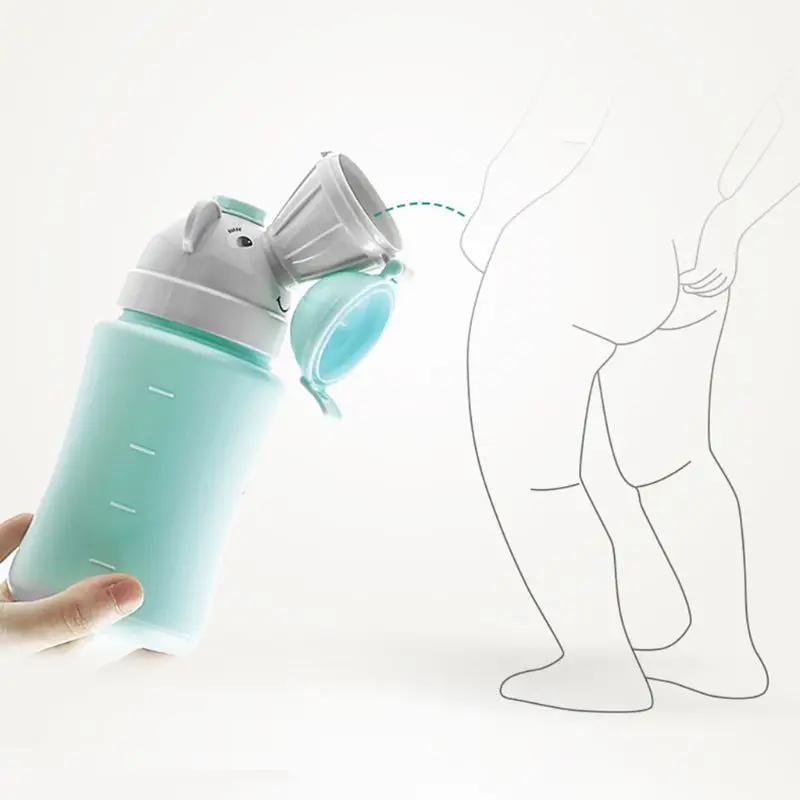 500ML Baby Portable Urinal Toilet Boy Girl Cars Travel Supplies Potty Training