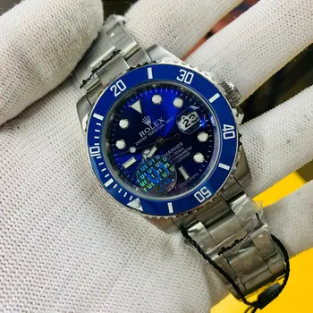 

SUB AAA watch ceramic bezel sapphire glass mechanical automatic movement blue dial sports jubilee strap