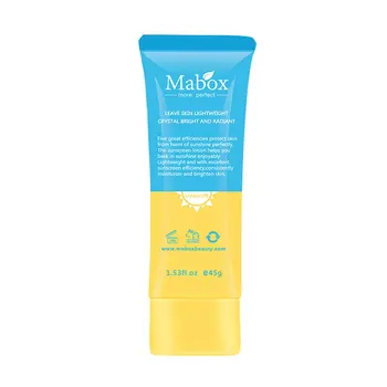 

For Mabox Sunscreen Facial Whitening Hydrating Sunscreen Oem Men And Women Waterproofing Lotion Sunscreen