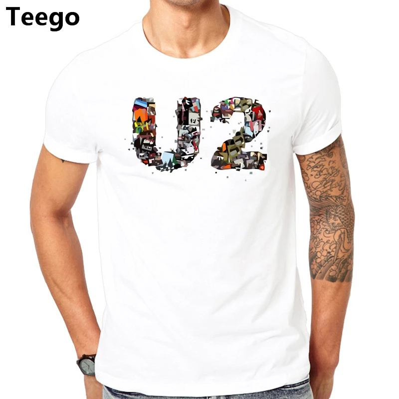 

Popular Rock Band U2 T Shirt U2 Joshua Tree 30th Anniversary World Tour Tt shirt Top Quality camiseta Tee men U2 shirt women