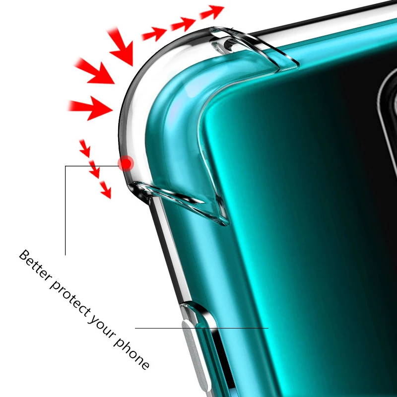 Подушка безопасности анти-шок задняя чехол, Coque, Capa, Funda, чехлы для Redmi Note 8(8 T) Pro чехол редми нот 8 про ноут8 про чехол Xiaomi Note8 8 T 8Pro Note8pro мягкий прозрачный чехол ксиоми редми нот 8 про чехол