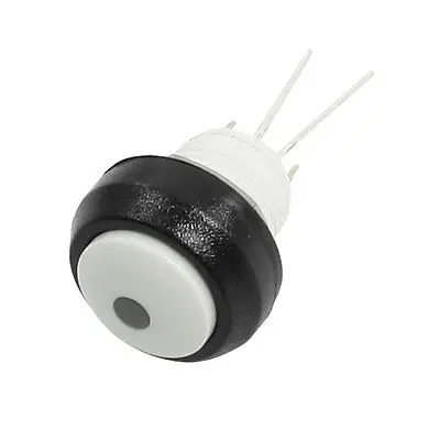 

SPST Momentary Reset White Light Waterproof Plastic Push Button Switch 24V 3A