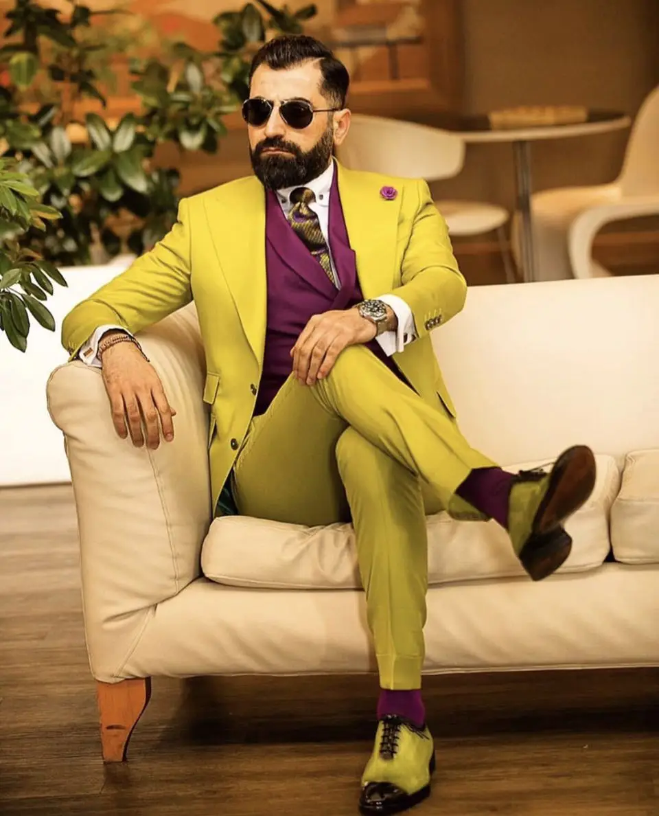 Buy Yellow 3P-Suit Sets for Men by LOUIS PHILIPPE Online | Ajio.com