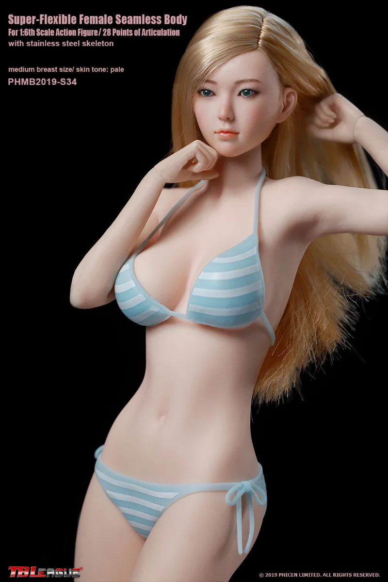 TBLeague 旧バージョン S34 S35 S34A S35A 1/6 女性用超柔軟