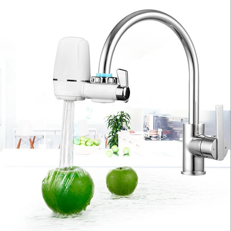 

Household Tap Water Purifier Kitchen Faucet Washable Ceramic Percolator Mini Water Filter Filtro Rust Bacteria water purifier