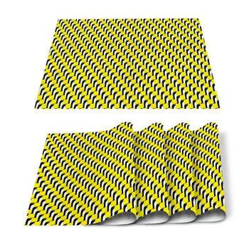 

Penguin Geometric Mandala Pattern Water Color Table Mats for Dining Table Non Slip Coaster Kitchen Accessories Modern Home Decor