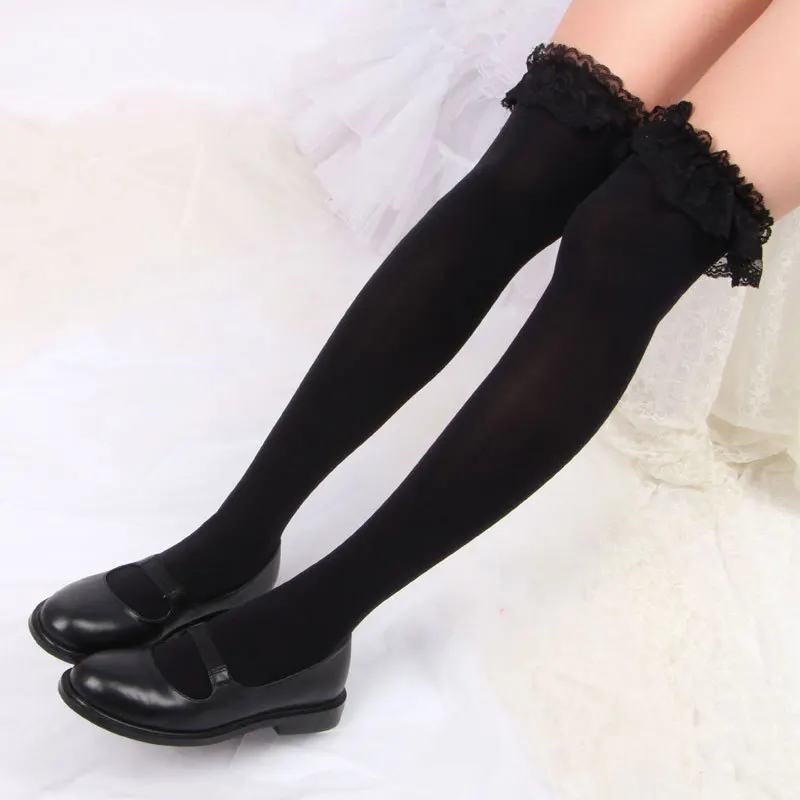 Cosplay&ware 1 Pair Lolita Socks Girls Japanese Style Pure Color Bow Lovely Cosplay Anime Stockings Sexy Leggings -Zentai shop online H36c51613af0042daa416998052761b7b0.jpg