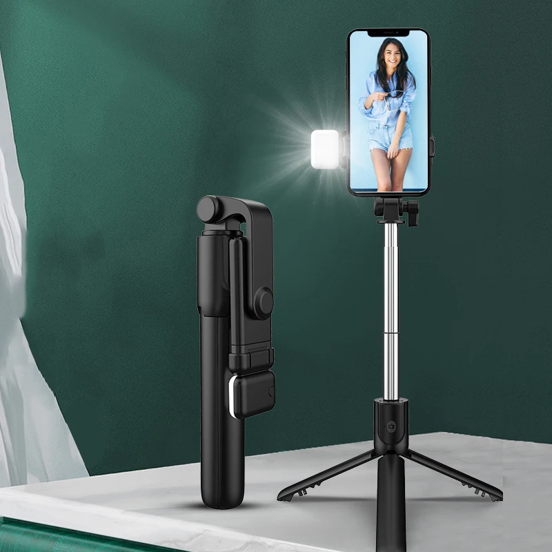 Selfie Stick Sports Camera Selfie Stick Cell Phone Selfie Stick Smartphone Selfie Stick Customizable Selfie Stick Wireless bluetooth foldable mini tripod with fill light shutter remote control