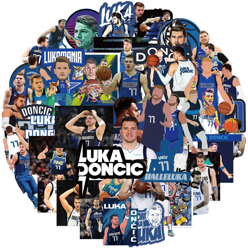 50 шт. № 77 баскетбольный плеер Doncic DIY водонепроницаемый граффити наклейка на шлем