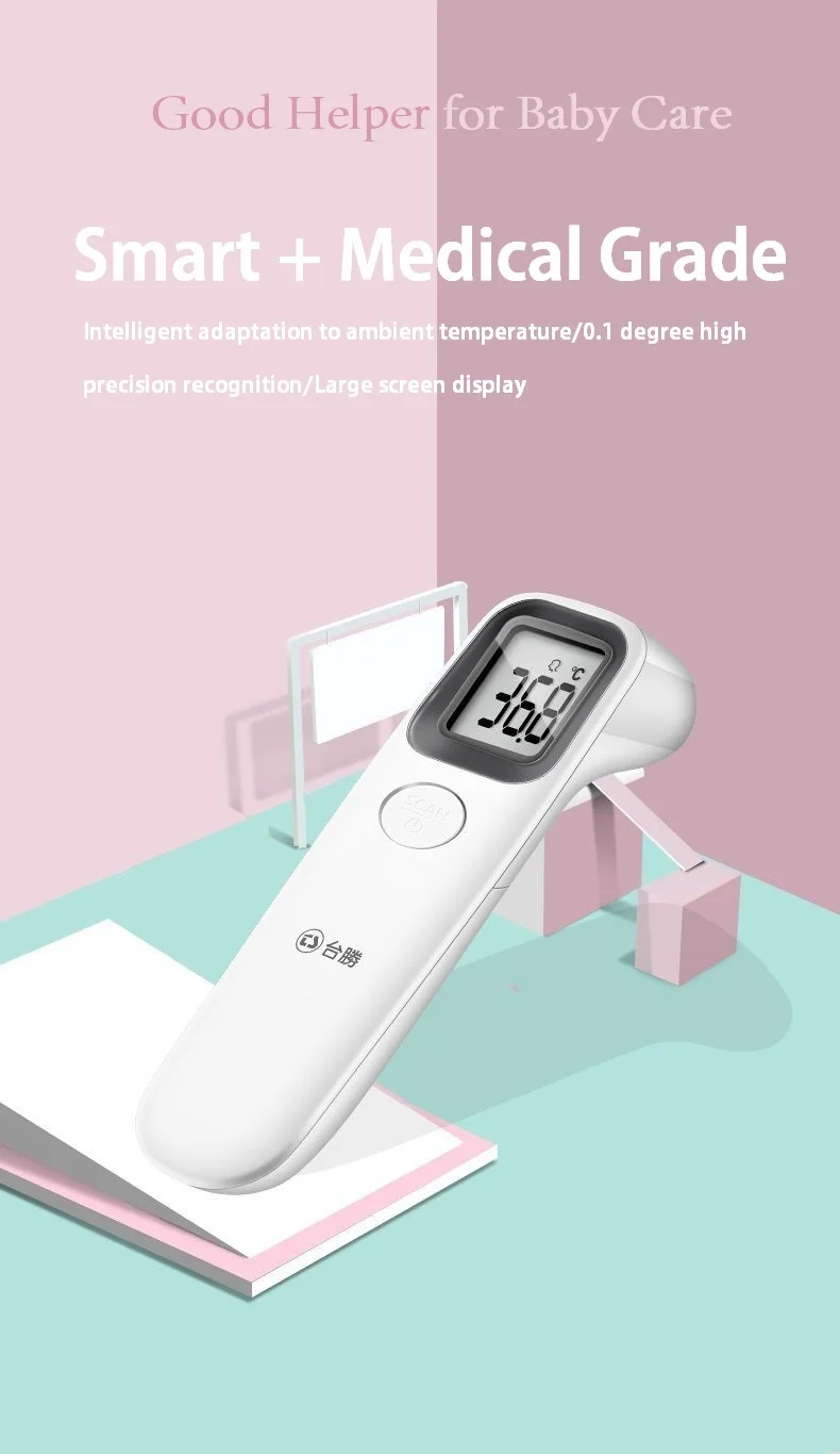 Детский Инфракрасный термометр для детей и взрослых, медицинский высокоточный бесконтактный термометр для лба и ушей, измерение температуры