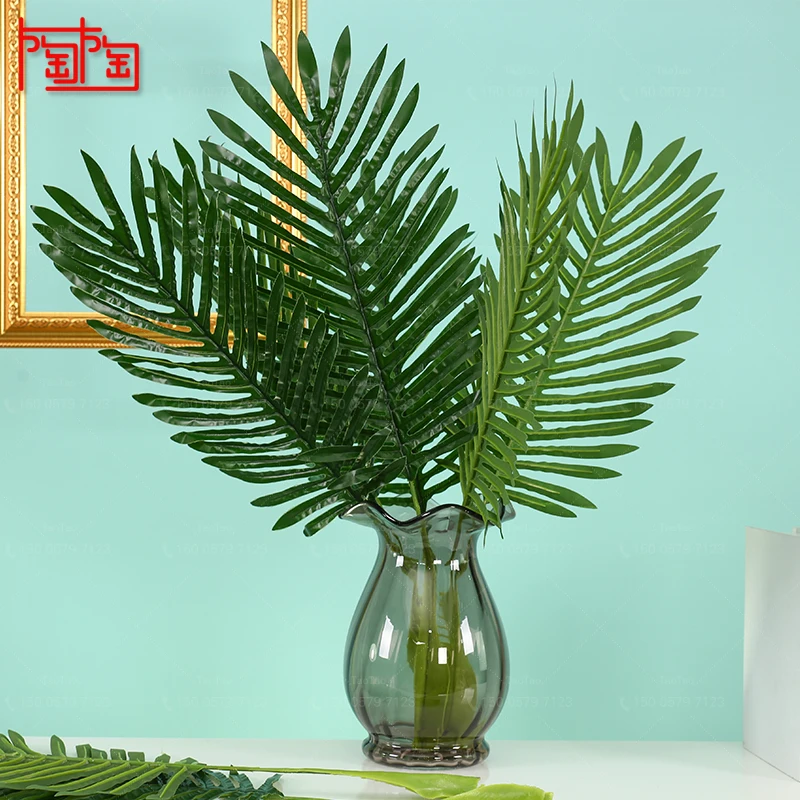 Искусственный лист тропические Пальмовые Листья Имитация листьев для Luau