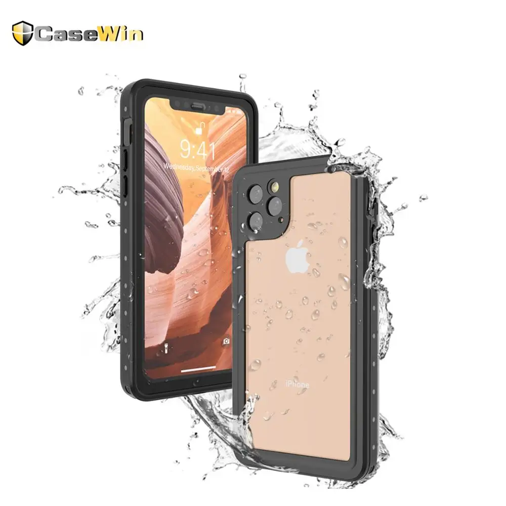 Для iPhone 11 Pro Max Водонепроницаемый Чехол IP68 Защита на 360 градусов пылезащитный