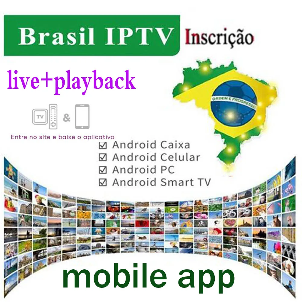 Лидер продаж Brasil IPTV APK подписки Португальский(Бразилия) в прямом эфире и воспроизведения HD каналы для android TV box/мобильное приложение