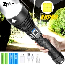 XHP90 светодиодный фонарик XHP70.2 XHP50 USB Перезаряжаемый мощный фонарь с зумом, водонепроницаемый фонарь для охоты, кемпинга, использования 18650 26650 Batt XHP90 светодиодный фонарик XHP70.2 XHP50 USB Перезаряжаемый мощный фонарь с зумом, водонепроницаемый фонарь для охоты, кемпинга, использования 18650 26650 Batt