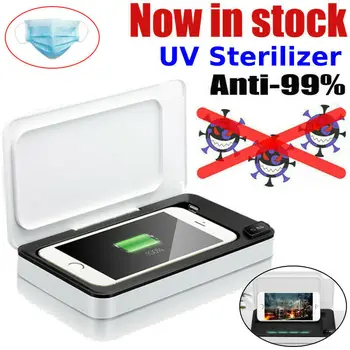 

Portable Uv Sterilizer Box Mobile Phone Sanitizer Case For Phone Mice Toothbrush Mask Sterilization Box 1 Set
