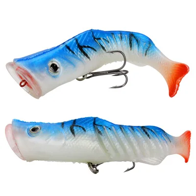 Рыболовные приманки 17g11.5cm многосекционные мягкие волнистые воблеры Topwater isca