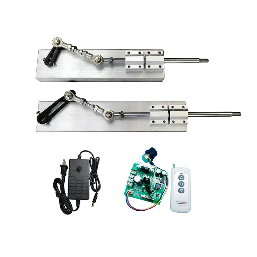

DC 12V/24V Telescopic Linear Actuator With Remote Control Adjustable Stroke Reciprocating Mechanism Free Connector