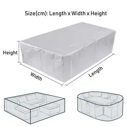 Waterproof Outdoor Patio Furniture Covers - Durable Protection for Chairs, Sofas, and Tables (SILVER)