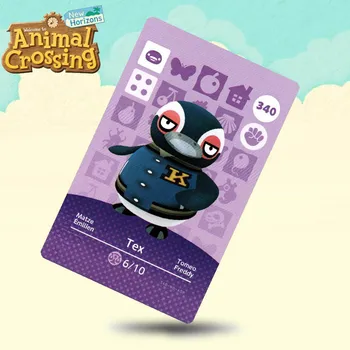 

340 Tex Animal Crossing Card Amiibo Cards Work for Switch NS 3DS Games