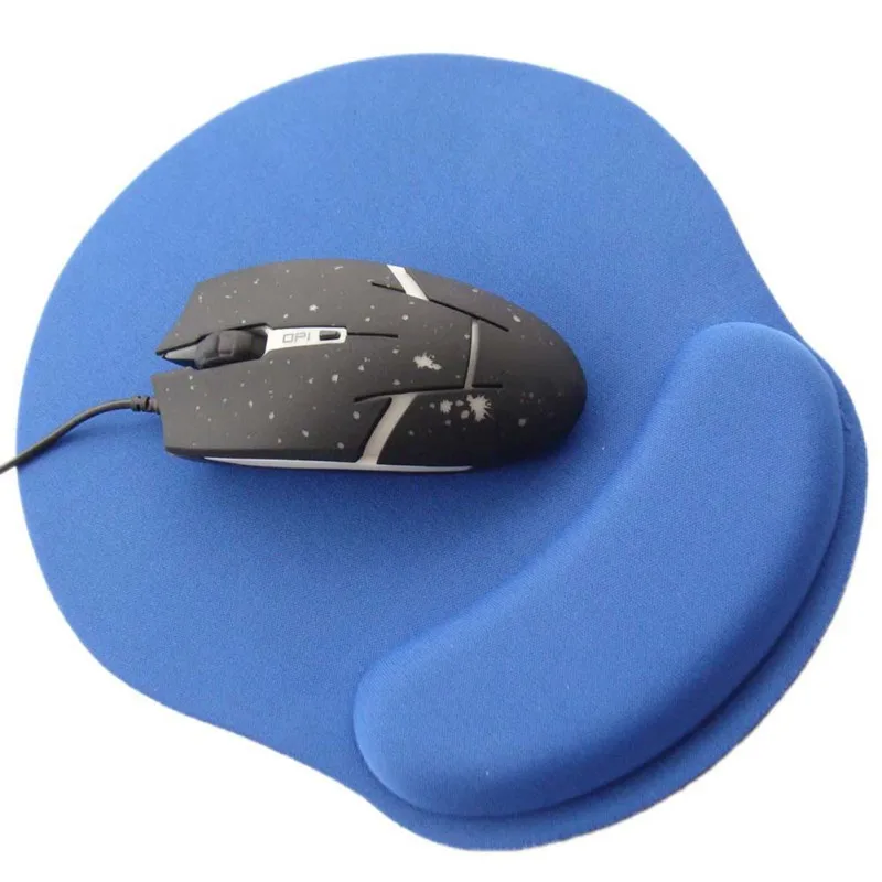 

Fashion Beautiful Soild Color Mouse Pad Non-slip Mouse Pad Practical With Wrist Rest Mouse Pad