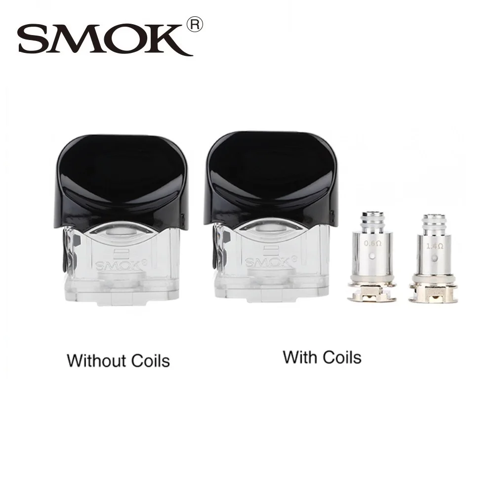 Оригинальный SMOK Nord Pod 3 мл емкость с 0. 6 Ом/1.4ом Головка Катушки для Kit электронная