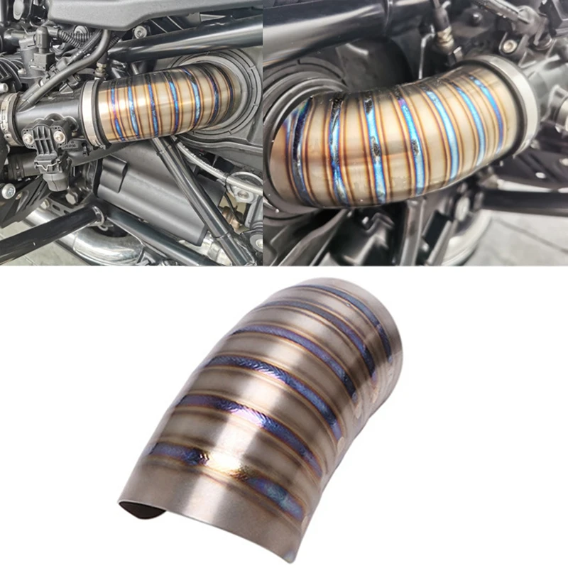 Titanium Air Intake Protective Cover Intake Pipe Protective for BMW