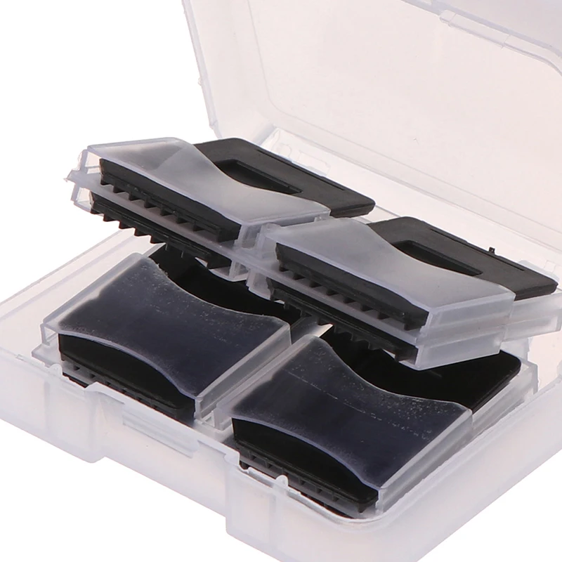 1 шт. пластиковый CF/SD TF контейнер для хранения карточек протектор Держатель Жесткий Чехол переносной CF кошелек с отделами для карт 8SD