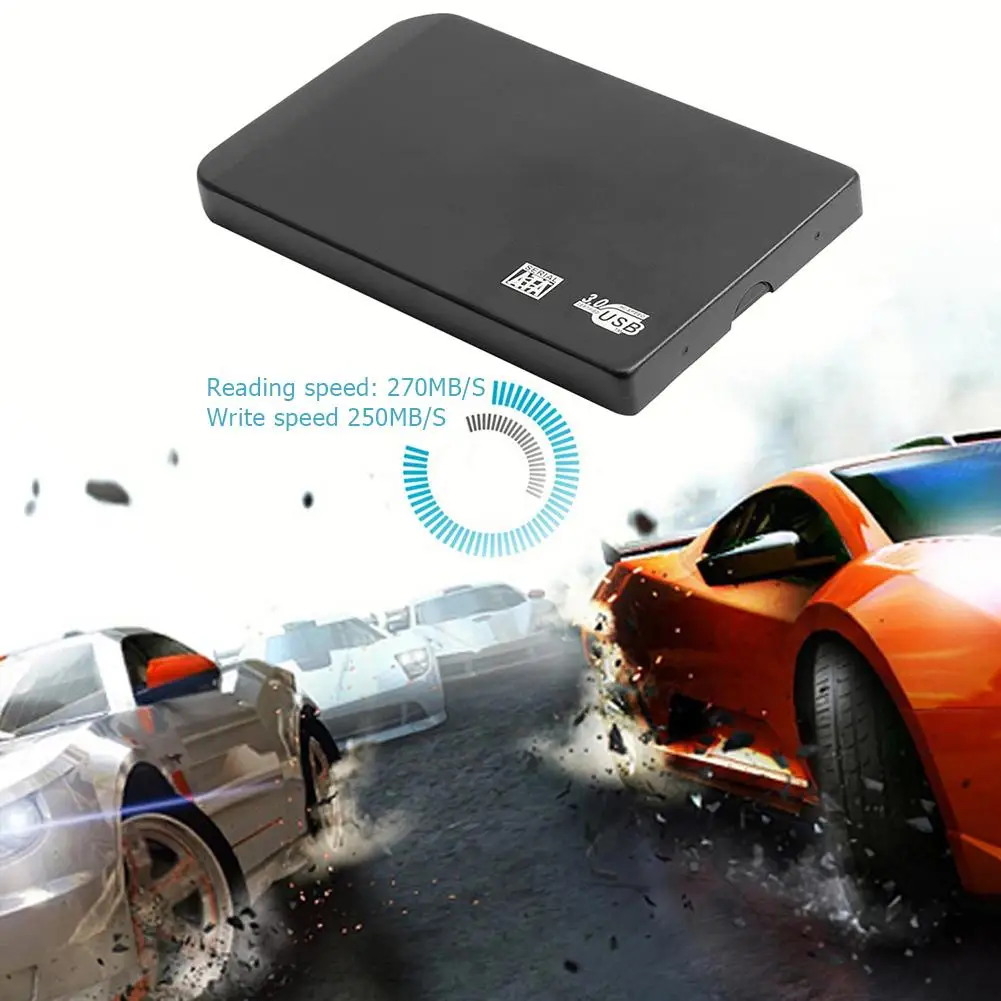 2.5 inch External HDD Black Plastic High Speed Micro B to USB 3.0 PC Mechanical Hard Disk Drive Computer Accessories