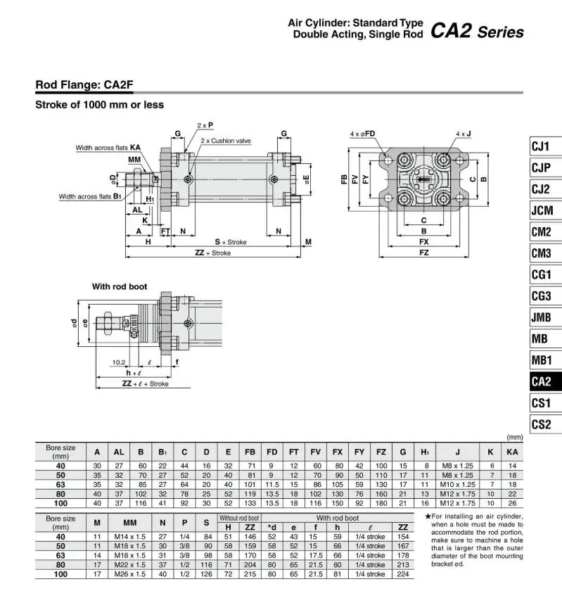 CDA2F50-20 + 30-XC11 воздушный цилиндр SMC стандартный тип двойного действия один стержень серии CDA2F пневматический компонент воздушные инструменты