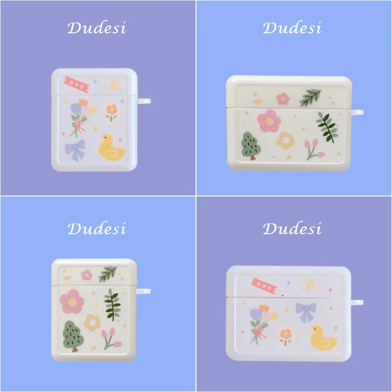 Чехол для Airpods Pro чехол наушников Fresh Korea Flower с Bluetooth Apple Air Pods 12 Fundas|Аксессуары