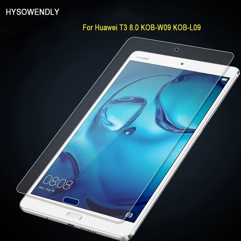 С уровнем твердости 9H 2.5D протектор экрана из закаленного стекла для Huawei MediaPad T3 8 0