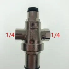 1/" латунный редукционный клапан регулятора давления воды с регулируемой резьбой редукционный клапан давления воды