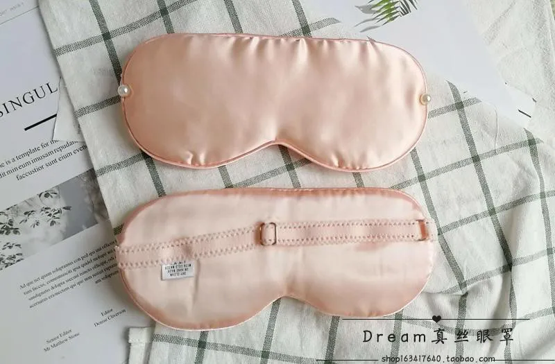 

New Products! Small Blemish Double-Sided Silk Eye Mask Mulberry Silk Shade Comfortable Sleep Soft Breathable Regulation