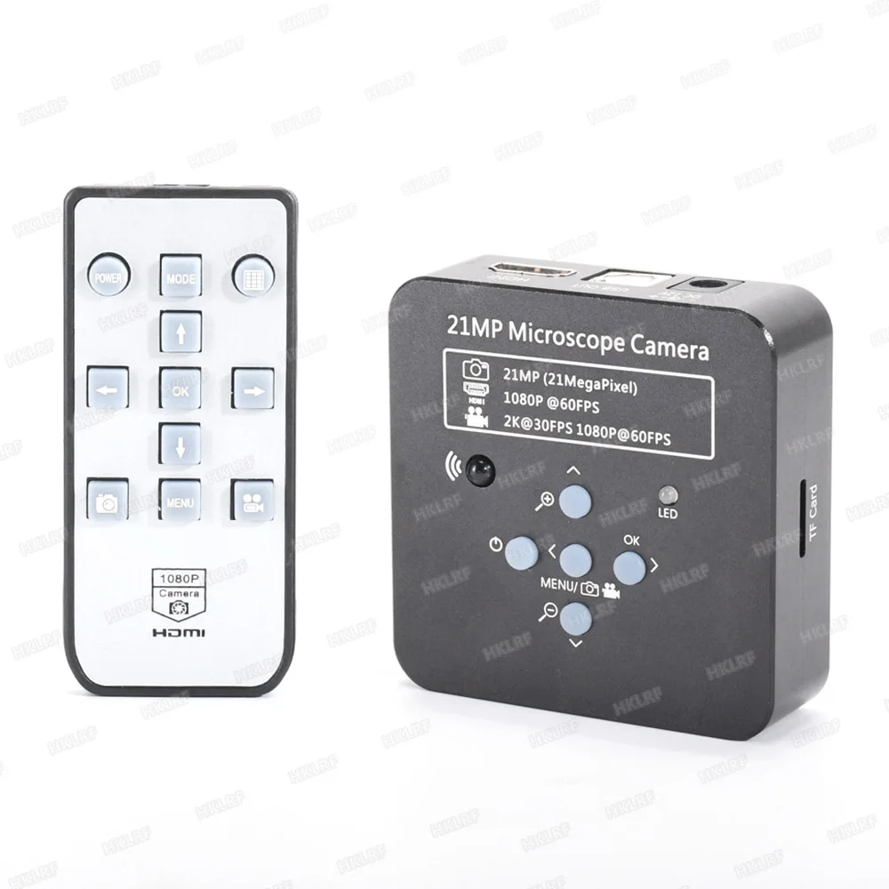 HAYEAR 2K 21MP 1080P 60FPS HDMI USB электронный промышленный микроскоп камера 0.5X